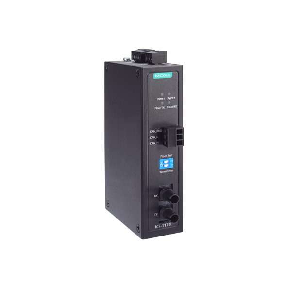 MOXA ICF-1170I-M-ST-T CANbus to Fiber Converter