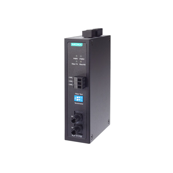 MOXA ICF-1170I-M-ST CANbus to Fiber Converter