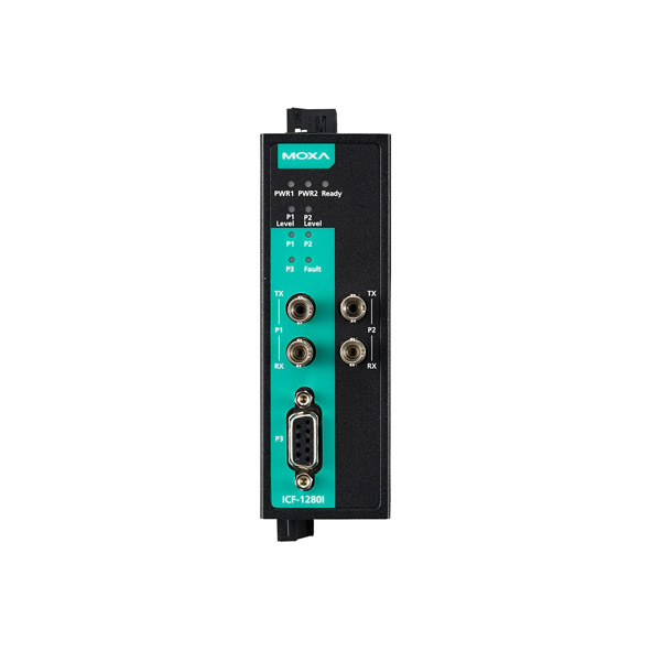 MOXA ICF-1280I-S-ST-T PROFIBUS to Fiber Converter