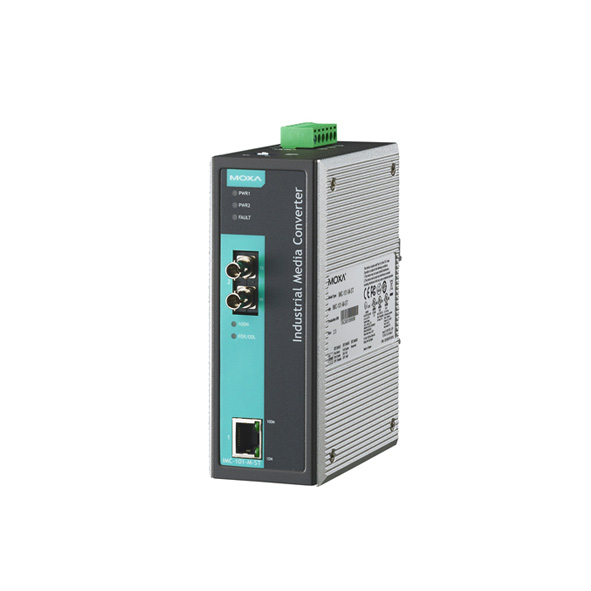 MOXA IMC-101-M-ST Ethernet to Fiber Converter