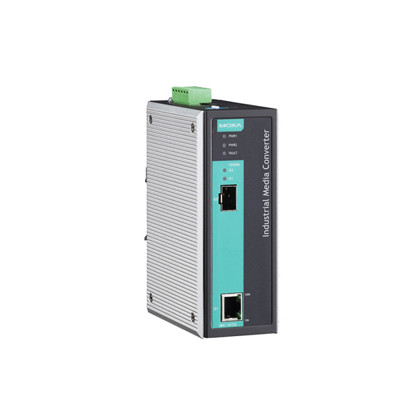 MOXA IMC-101G-T Ethernet to Fiber Converter