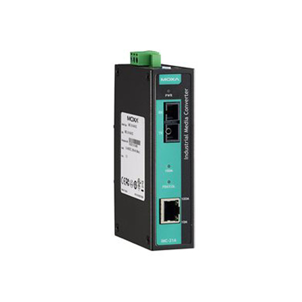MOXA IMC-21A-M-SC-T Ethernet to Fiber Converter