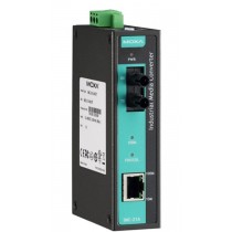 MOXA IMC-21A-M-ST-T Ethernet to Fiber Converter