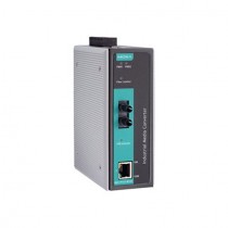 MOXA IMC-P101-M-ST-T Ethernet to Fiber Converter