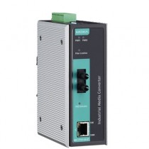 MOXA IMC-P101-M-ST-T Ethernet to Fiber Converter