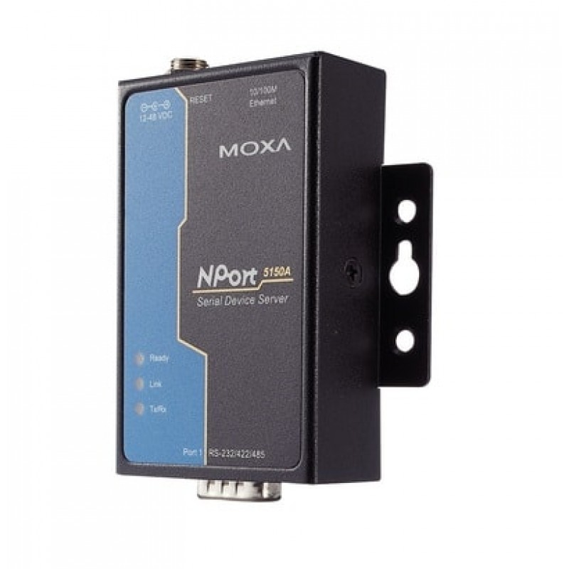 MOXA NPort 5150A w/ Adapter Serial to Ethernet Device Server