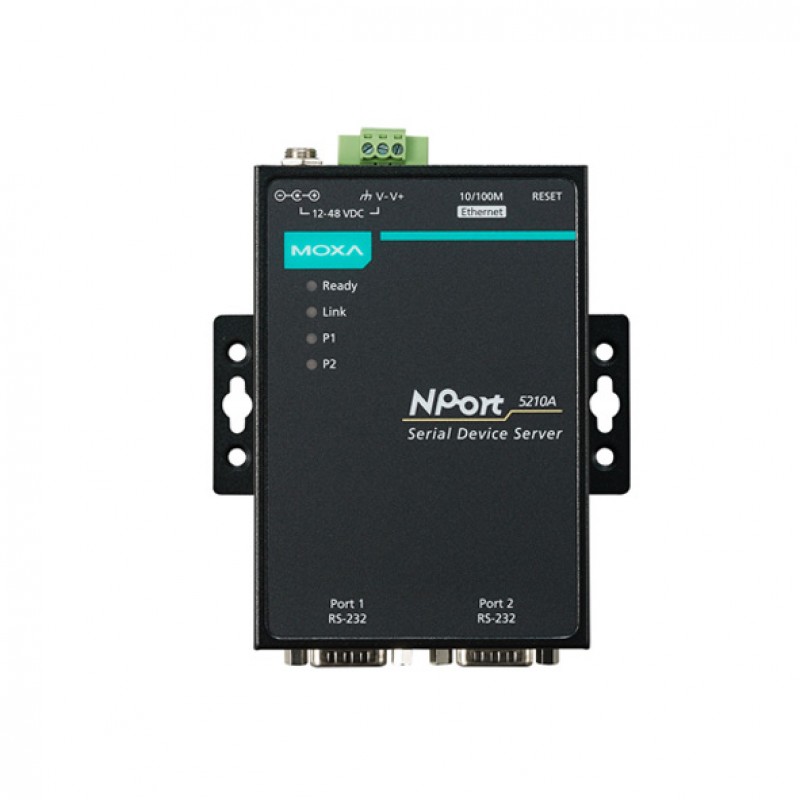 MOXA NPort 5210A-T Serial to Ethernet Device Server