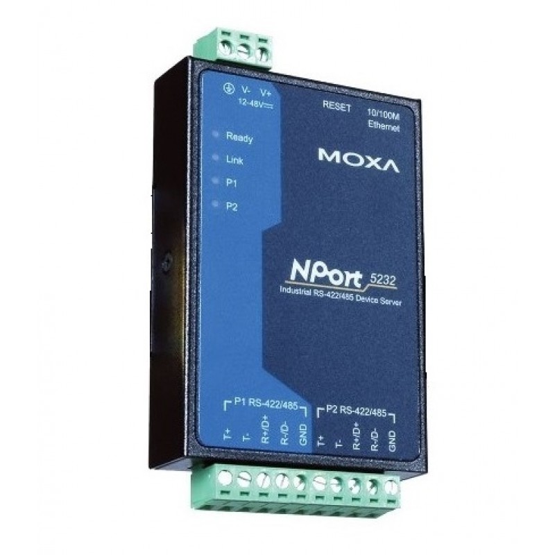 Easy World Automation  MOXA NPort 5430 w/ adapter Serial to Ethernet  Device Server