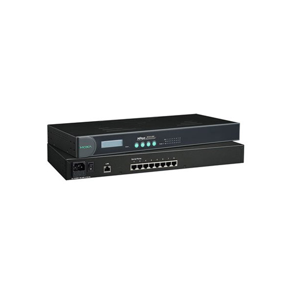 MOXA NPort 5610-8-48V Serial to Ethernet Rackmount Serial Device Server