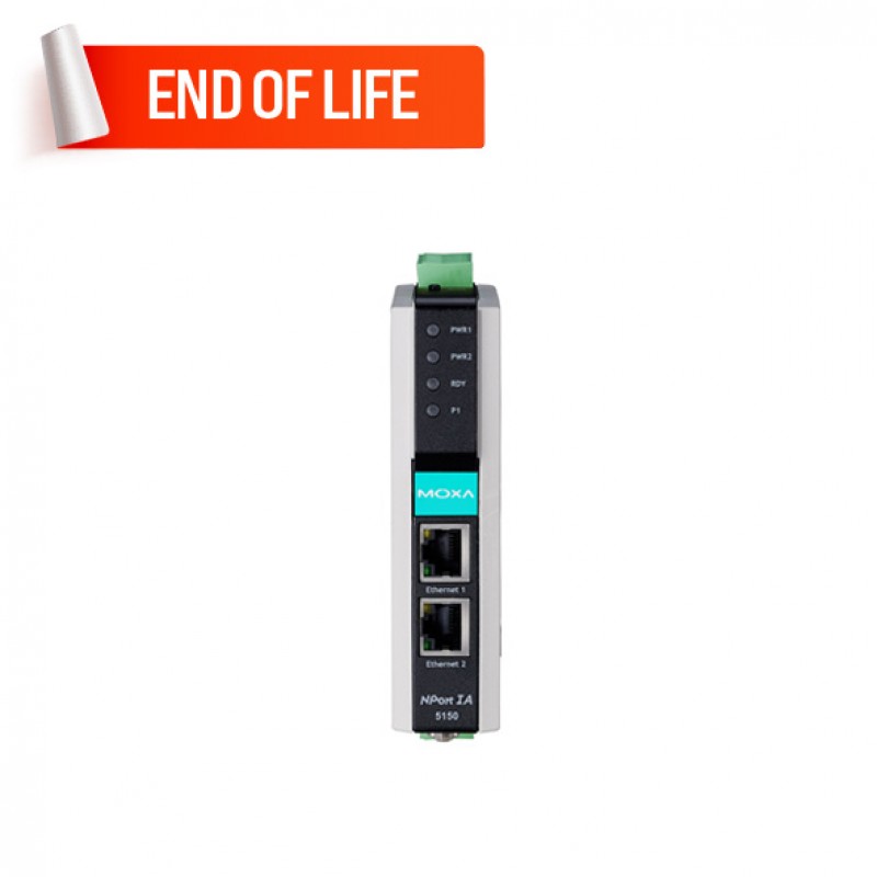 MOXA NPort IA-5150-IEX Serial to Ethernet Device Server