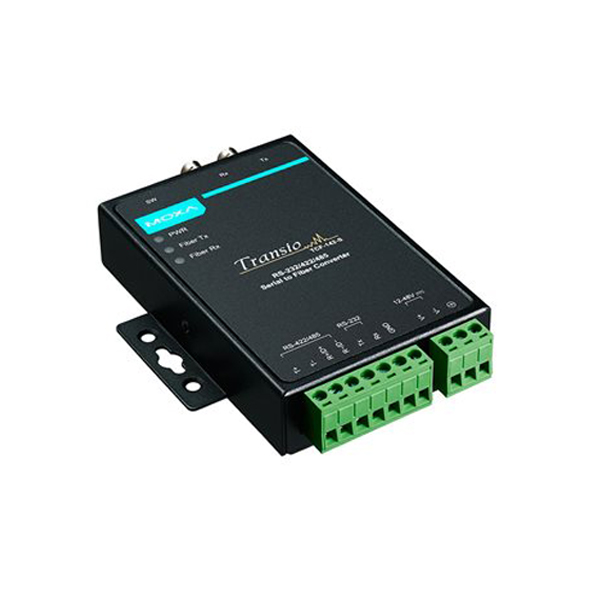MOXA TCF-142-S-ST Serial to Fiber Converter