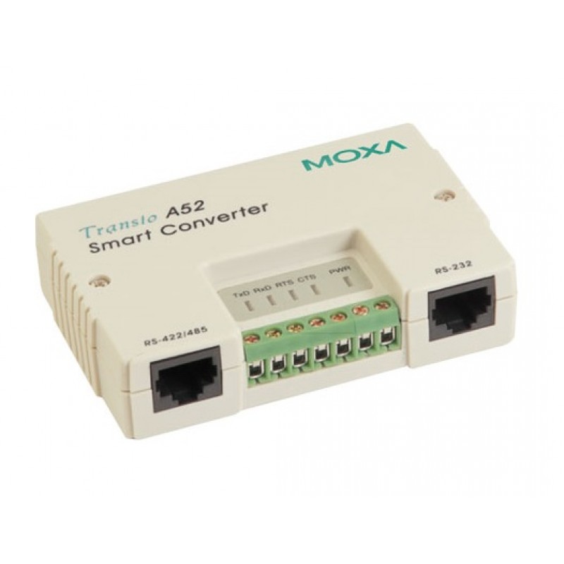 MOXA A52-DB9F w/ Adapter RS-232 to RS-422/485 Converter