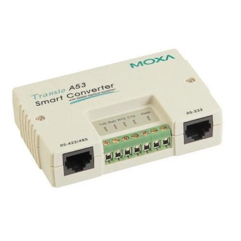 MOXA A53-DB9F w/ Adapter RS-232 to RS-422/485 Converter