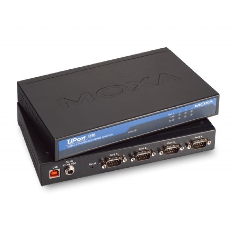 Easy World Automation | MOXA Uport 1450 USB to Serial Converter