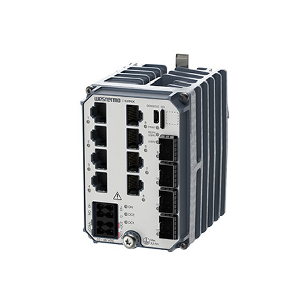Westermo Lynx 5512-F4G-T8G-LV Managed Ethernet Switch