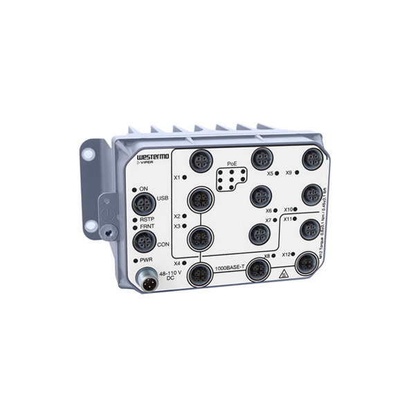Westermo Viper-3512-E-T3G-P2G-T1-P6-LV Managed Ethernet Switch