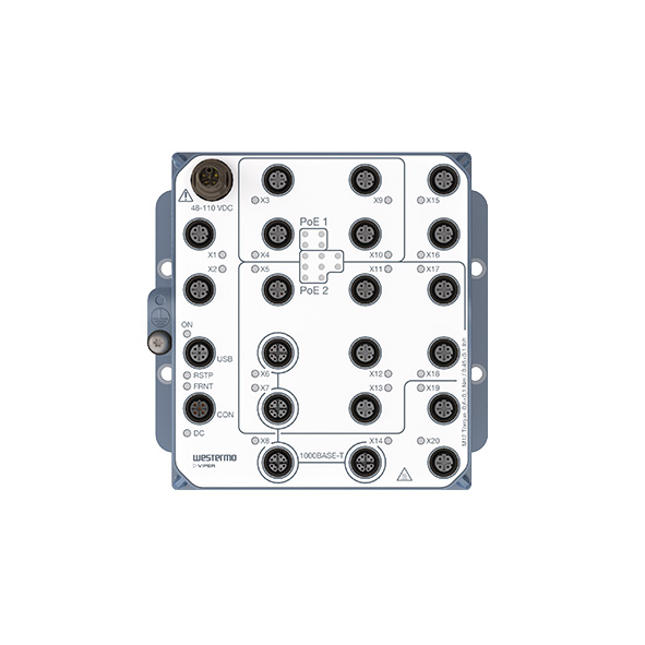 Westermo Viper-3520-T2G-P2G-T6-P10-LV Managed Ethernet Switch