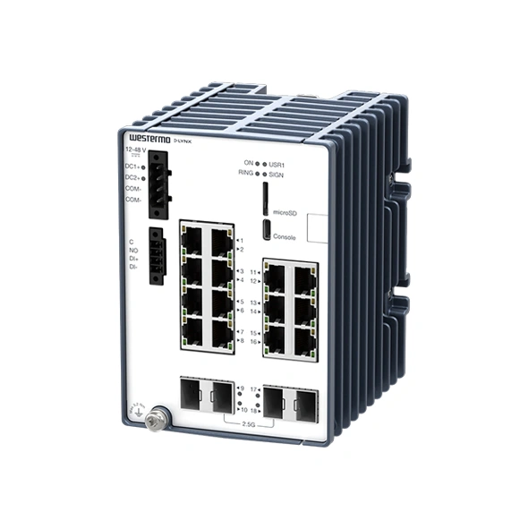 Westermo Lynx-3518-E-F2G2.5-F2G-T14G-LV Managed Ethernet Switch