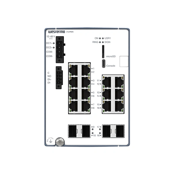 Westermo Lynx-3518-F4G-T14G-LV Managed Ethernet Switch