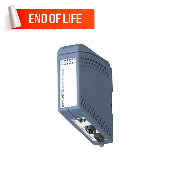 Westermo MCW-211-SM-SC15 Industrial Ethernet to Fiber Media Converter