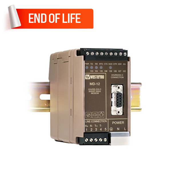 Westermo MD-12 AC Industrial Short Haul Modem